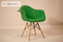 Стул Leon Soft шерсть зеленый W-17 Onder Mebli