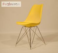 Стул Milan Chrom ML желтый 14 Onder Mebli