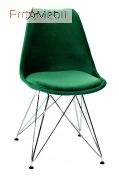 Стул Milan Soft Chrom ML Бархат зеленый В-5 Onder Mebli