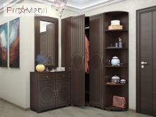 Прихожая Монблан 2 орех темный Санти