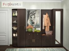 Прихожая Монблан 1 орех темный Санти