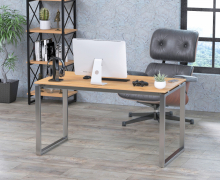 Письменный стол Q-135 серебристый Loft Design