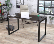 Письменный стол Q-135-36 черный Loft Design