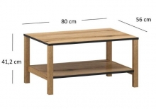 Журнальний столик 80 Helix Mebel Bos