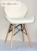 Стул Invar XXL ЭкоКожа белый Onder Mebli