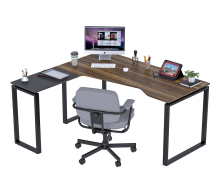 Письменный стол угловой Open Office NDU-160 антрацит Loft Design