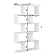 Стелаж Піксель 2 німфея альба Світ Меблів