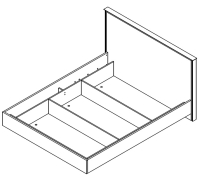 Ліжко з підйомним механізмом LOZ/160 Хілс Gerbor