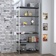 Стелаж високий офісний L-190 сірий Loft Design