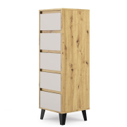 Комод 5S/40 Borg дуб артізан / кашемір Mebel Bos
