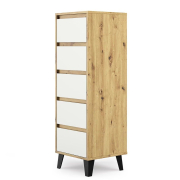 Комод 5S/40 Borg дуб артізан / білий Mebel Bos