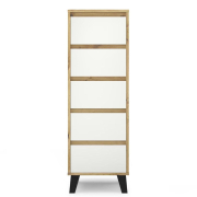 Комод 5S/40 Borg дуб артізан / білий Mebel Bos
