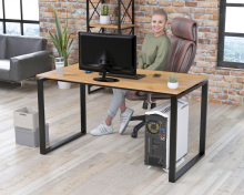 Письменный стол Q-135 черный Loft Design