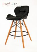 Стілець барний Invar Bar ЕК чорний Onder Mebli