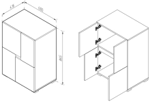 Тумба 600 Маріо Світ Меблів