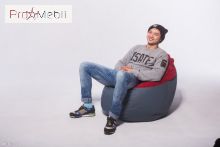 Крісло-мішок Груша комбо середня Poparada