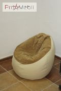Крісло-мішок Груша комбо середня Poparada
