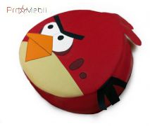 Пуфік Птах червоний великий Poparada