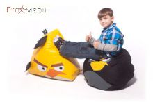 Пуфік Птах чорний великий Poparada