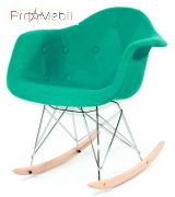 Стул Leon Soft Rack Шерсть бирюзовый W-18 Onder Mebli