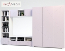 Вітальня X-Скаут рожева Санті