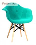 Стул Leon XXL Шерсть бирюзовый W-18 Onder Mebli
