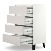 Комод 4S/70 Borg білий / кашемір Mebel Bos