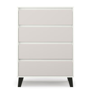 Комод 4S/70 Borg білий / кашемір Mebel Bos