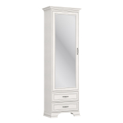 Пенал з дзеркалом 1D2S Tiffany II Mebel Bos