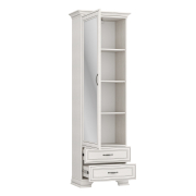 Пенал з дзеркалом 1D2S Tiffany II Mebel Bos