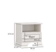 Тумба приліжкова 1S Tiffany II Mebel Bos
