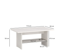 Журнальний столик 110 Tiffany II Mebel Bos