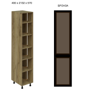 Пенал 40 СК LED (h-720) кухня Сью Світ Меблів