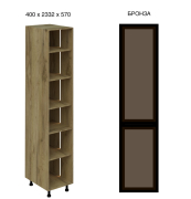 Пенал 40 СК LED (h-920) кухня Сью Світ Меблів