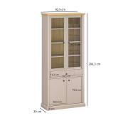 Вітрина 2D2W1S Idello Mebel Bos