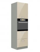 Пенал 60 ДШ LUX (h-720) кухня Марта глянець Світ Меблів
