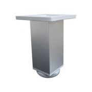 Ножка алюминиевая регулируемая Н-100 40/40 Світ Меблів