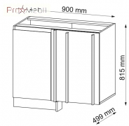 Тумба нижня КН100x60 кухня Софт Сокме