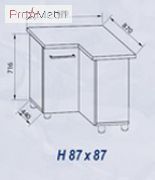 87х87 Кухня Адель Світ Меблів