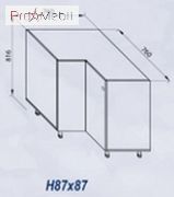 87х87 Кухня Валенсия Світ Меблів