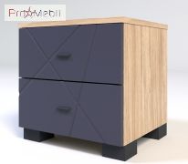 Тумба прикроватная Х-04 X-Скаут графит Санти