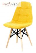 Стілець Alex XXL Шеніл жовтий G-100 Onder Mebli
