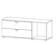 Тумба для взуття 1Д2Ш Ельба Сокме