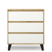 Комод 3S/70 Borg дуб артізан / білий Mebel Bos