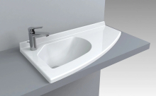 Умивальник Patricia 800 L Matt Fancy Marble