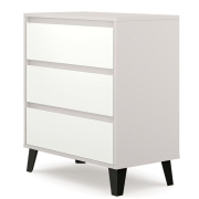 Комод 3S/70 Borg кашемір / білий Mebel Bos