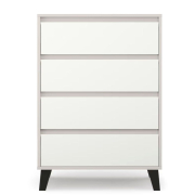 Комод 4S/70 Borg кашемір / білий Mebel Bos