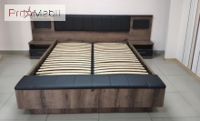 Кровать с мягким изголовьем и подъемным механизмом 160 Jagger Mebel Bos