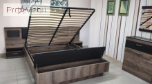 Кровать с мягким изголовьем и подъемным механизмом 160 Jagger Mebel Bos