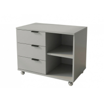 Тумба мобільна WS-3S Work Space попелястий Loft Design